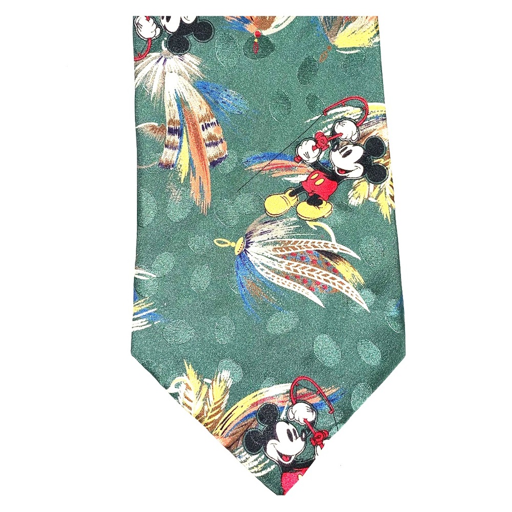 Mickey Mouse fishing tie